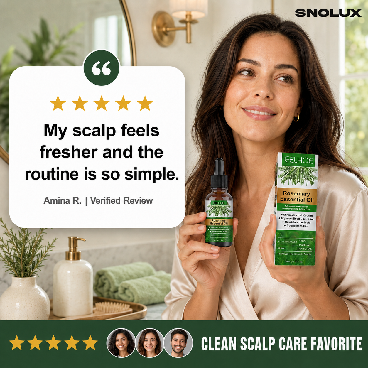 Rosemary Anti-Breakage Nourishing Hair Care Oil